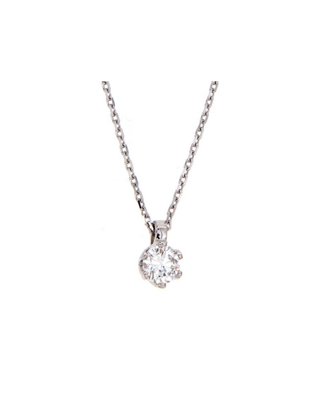 Crivelli Diamonds Collection Gold necklace and a 0.40 ct diamond - 392-103