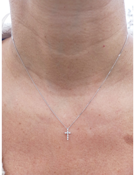 Crivelli Diamonds Collection Колье "ПЕРЕСЕКАТЬ" из золота и бриллиантов 0.05 кар. - 262-7079