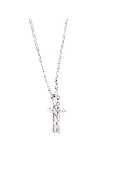Crivelli Diamonds Collection Колье "ПЕРЕСЕКАТЬ" из золота и бриллиантов 0.05 кар. - 262-7079