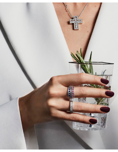 Damiani Belle Epoque кольцо из белого золота с...
