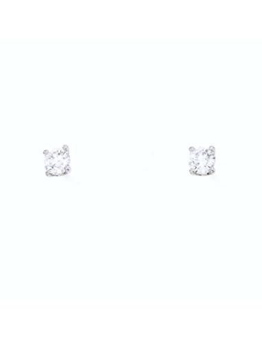 GOLAY  INFINITE LOVE  collection earring in white gold and diamond ct. 0.49