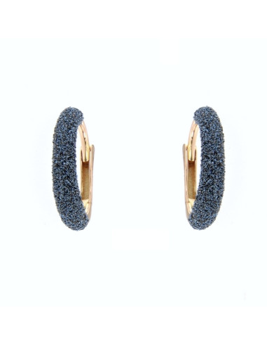 Pesavento BASIC GOLD 18kt gold earrings with diamond powder Ref: YBSCO057