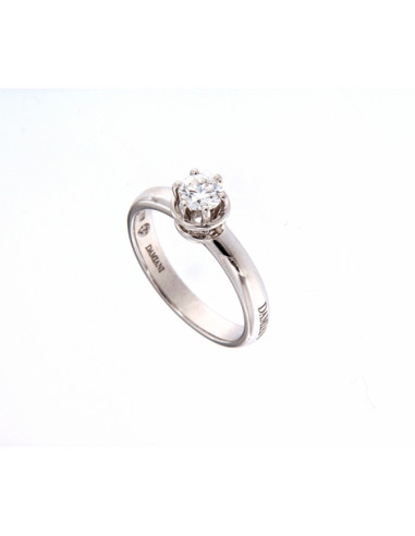 DAMIANI MINOU ANELLO IN ORO BIANCO CON DIAMANTE 0.41 ct