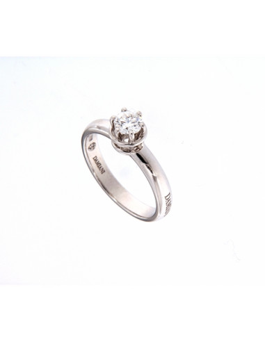 DAMIANI MINOU ring in white gold with diamond 0.41 ct