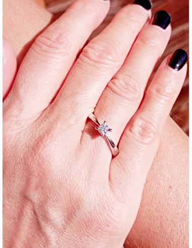 DAMIANI ARMONIA ANELLO IN PLATINO 0.31 ct