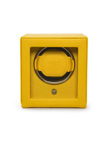 WOLF CUB WINDER WITH COVER single watch winder yellow - 461192