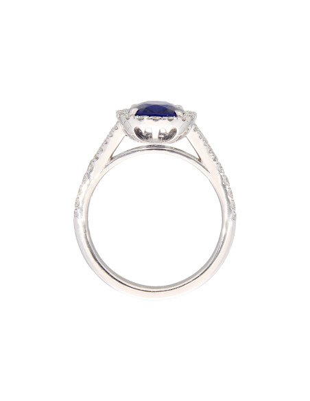 Crivelli Sapphire Collection Goldring, Diamanten und Saphir 2.08 ct - 000-5013-372