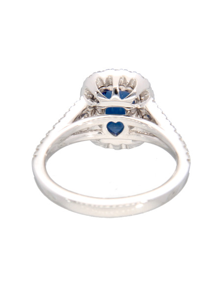 Crivelli Sapphire Collection Goldring, Diamanten und Saphir 2.08 ct - 000-5013-372