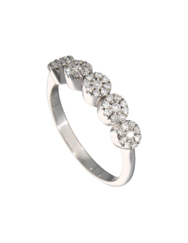 DAMIANI CRISTAL white gold and diamond ring, 0.36 ct - ref: 20029672