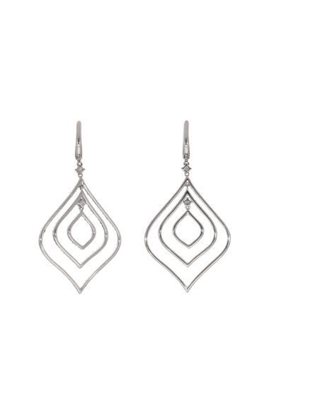 Crivelli Collezione Diamanti Orecchini "FOGLIA" in oro e diamanti 2.11 ct - 320-E1730