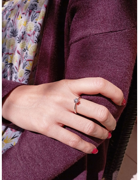 GOLAY sammlung CLASSIC Ring aus Weißgold und Diamanten ct 0.50 D - AB1830