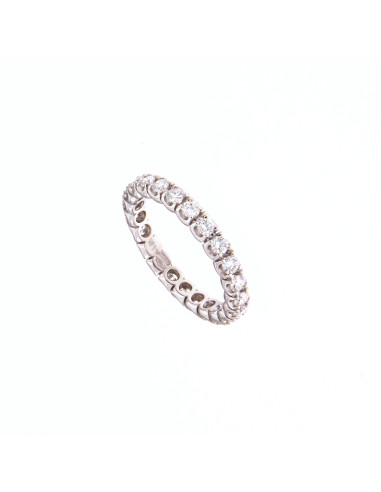 GOLAY collezione Classic anello oro bianco e diamante ct. 1.36 - AET011120DI