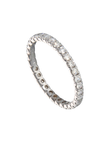 GOLAY collezione Classic anello oro bianco e diamante ct. 0.77 - AFP1200
