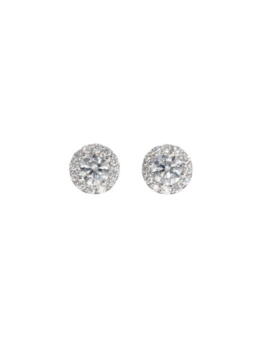 Crivelli Diamonds Collection Earrings "CIRCLE" in gold and diamonds 1.34 ct - 234-3269
