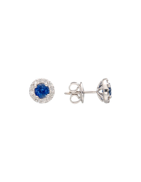 Crivelli Collezione Zaffiro Orecchini in oro, diamanti e zaffiri 0.81 ct - 234-3269-30
