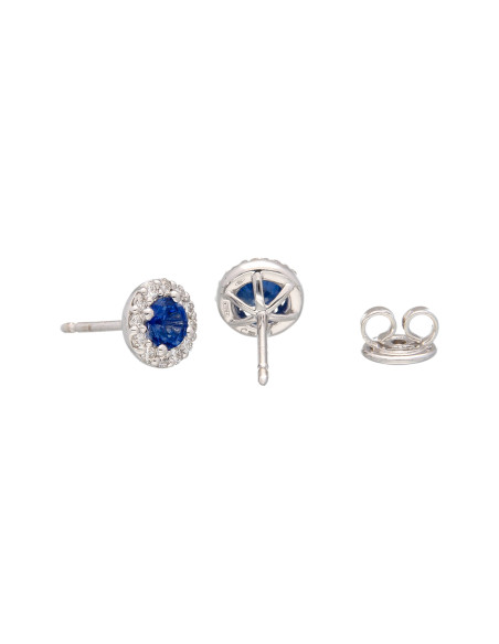 Crivelli Collezione Zaffiro Orecchini in oro, diamanti e zaffiri 0.81 ct - 234-3269-30