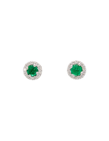 Crivelli Emerald Collection Gold Earrings ,...