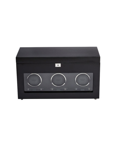 WOLF SAVOIR triple watch winder black