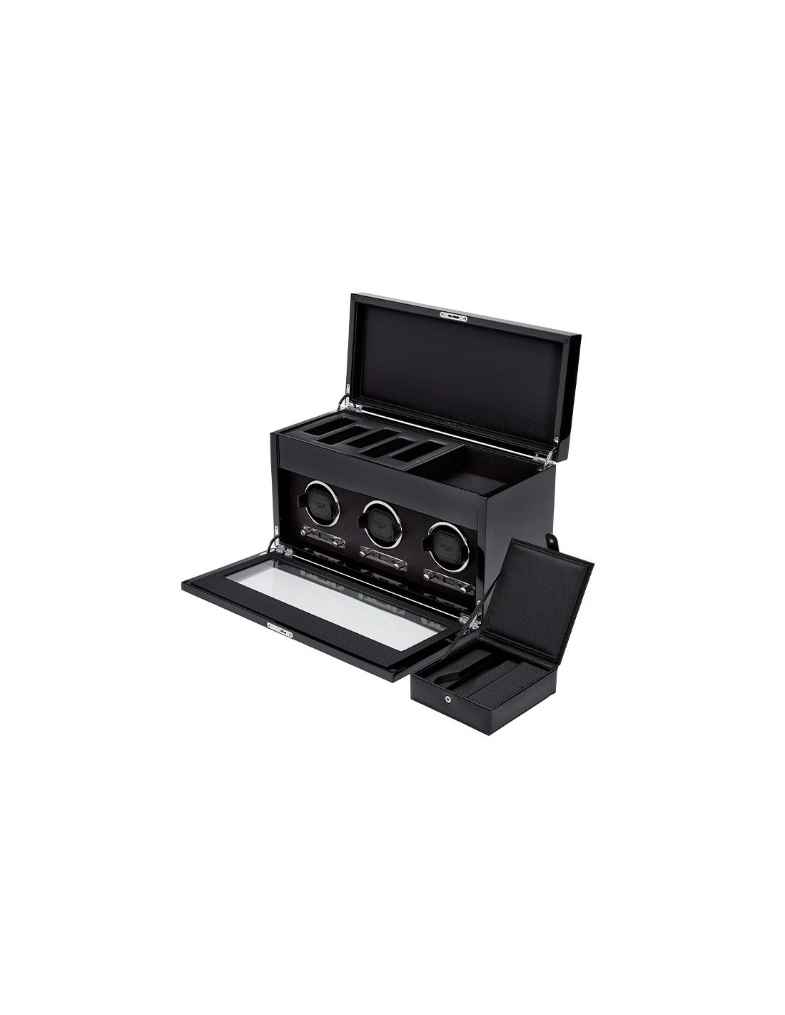 WOLF SAVOIR triple watch winder black