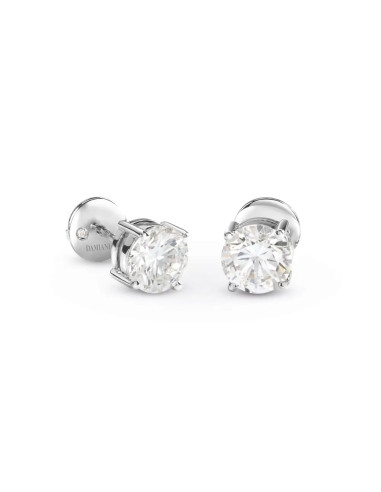 DAMIANI LUCE light point earrings in white gold and diamonds 1.00 ct D VS2 - GIA