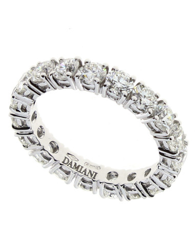 DAMIANI LUCE eternity ring in white gold and diamonds 2.20 ct - 20090856