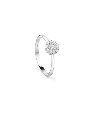 DAMIANI MARGHERITA ring in white gold and diamonds 0.10ct - 20074582