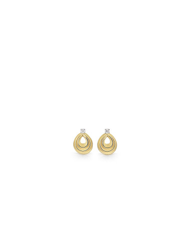 ANNAMARIA CAMMILLI VELAA STAR earrings gold and diamonds Ref: GOR3241
