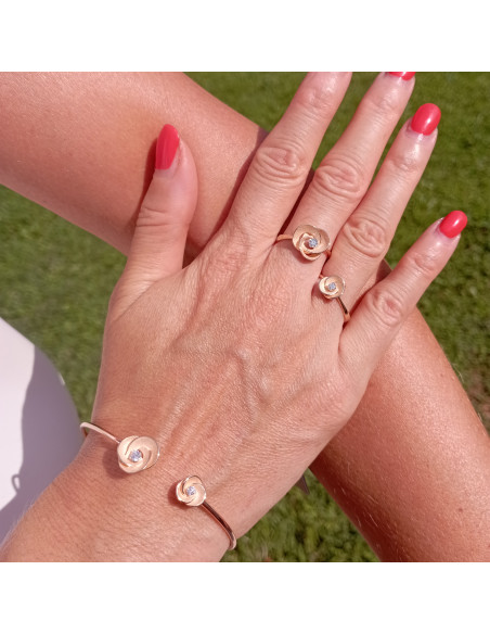 ANNAMARIA CAMMILLI DESERT ROSE Armband aus Gold und Diamanten Ref: GBR3235