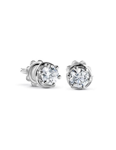 DAMIANI MINOU light point earrings in white gold and diamonds 0.62 ct
