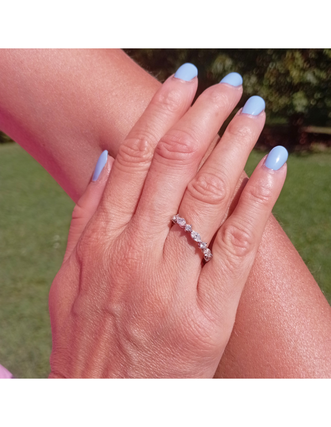 Tiffany jazz graduated band ring deals