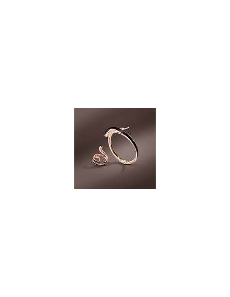 DAMIANI EDEN BRACCIALE IN ORO ROSA, CERAMICA NERA E DIAMANTE Ref. 20063321