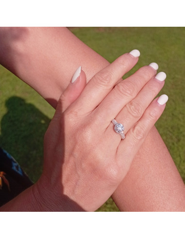 DAMIANI MINOU white gold ring with diamond 0.50...