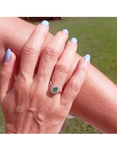 SALVINI Love For Color ring in white gold, 0.57...