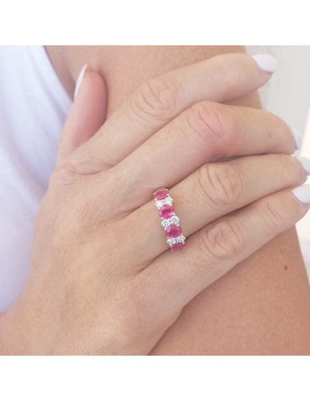 Crivelli Рубиновая коллекция кольцо в золоте, бриллианты и рубин 1.54 ct