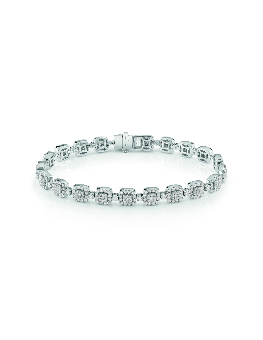 Bracciale tennis salvini oro bianco e diamanti deals