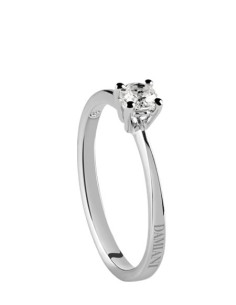 DAMIANI LUCE ANELLO IN ORO BIANCO 0.18 ct