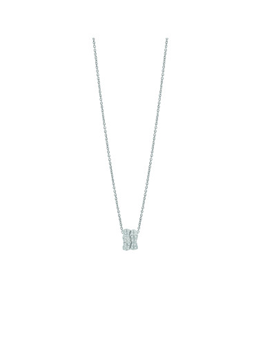 SALVINI EVA "snake" necklace in white gold and diamonds 0.30 ct - 20101385