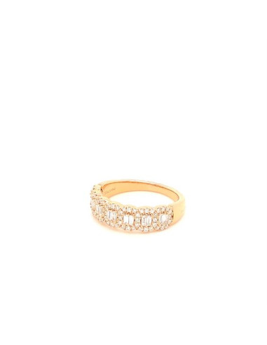 SALVINI Magia anello "veretta" in oro rosa e diamanti 0.46 ct - 20101051