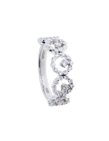 DAMIANI JULIETTE ring in white gold and diamonds 0.57 ct - Ref: 20102438