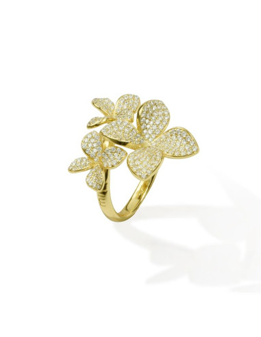 Misis Flora Ring vergoldet Silber, Zirkonia AN03506PL
