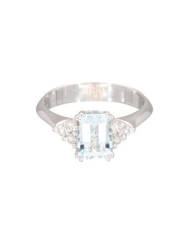 Golay AcquaMarina Collection Ring in white...