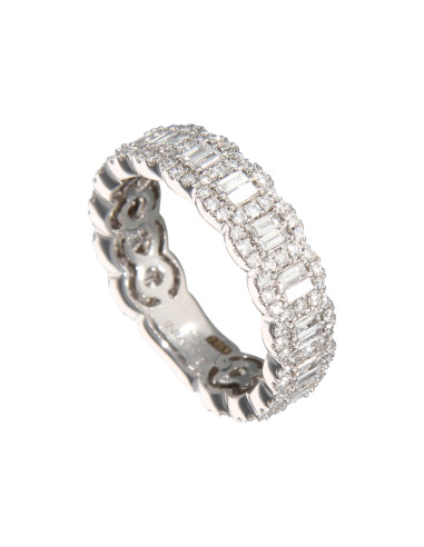 SALVINI Magia anello "eternity" in oro bianco e diamanti 1,10 ct - 20101053