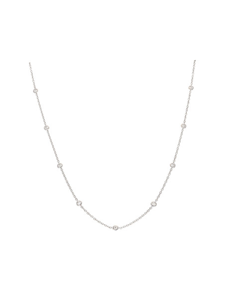 copy of Crivelli Diamonds Collection "TIFFANY" Gold and Diamonds 0.40 ct Necklace - 234-3136-3-CRI