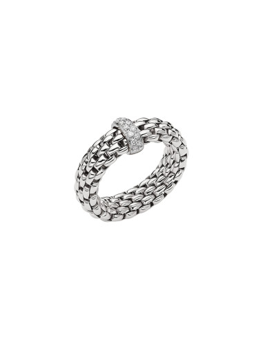Fope Flex'It Vendôme Ring in gold and diamonds ref: AN559B-BBR