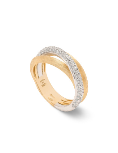 Marco Bicego Jaipur Link Ring aus Gelbgold und Diamanten Ref: AB646-B
