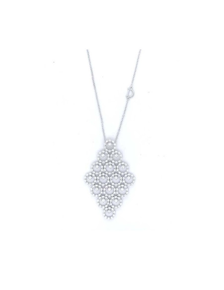 DAMIANI JULIETTE collana in oro bianco e diamanti 2.00 ct - Ref: 20102439