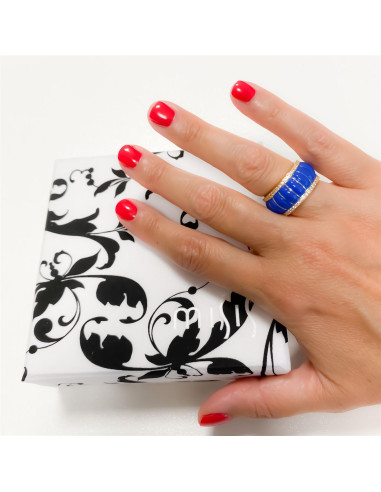 Misis Lucky Gecko Ring 18ct Gold Plated Silver,...