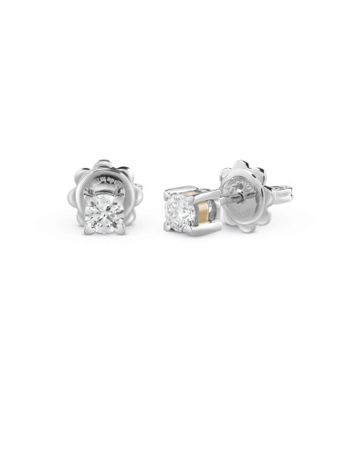 SALVINI Battito light point earring in white gold and diamonds 0.36 ct - 20074780