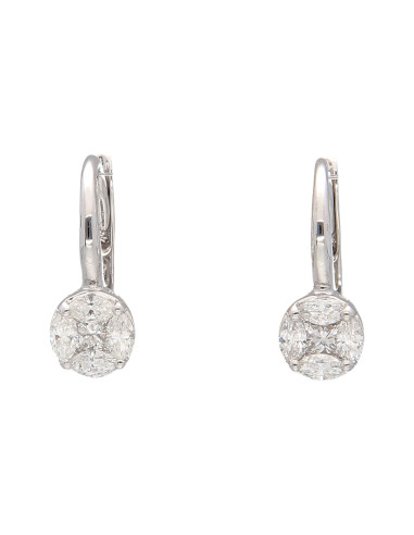 Crivelli Diamonds Collection Earrings in gold and diamonds 0.44 ct - 035-VE25955