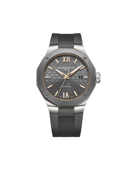 BAUME & MERCIER RIVIERA сталь и титан на резина - M0A10660